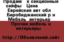 Продам 2 х секционные сейфы › Цена ­ 12 000 - Еврейская авт.обл., Биробиджанский р-н Мебель, интерьер » Прочая мебель и интерьеры   